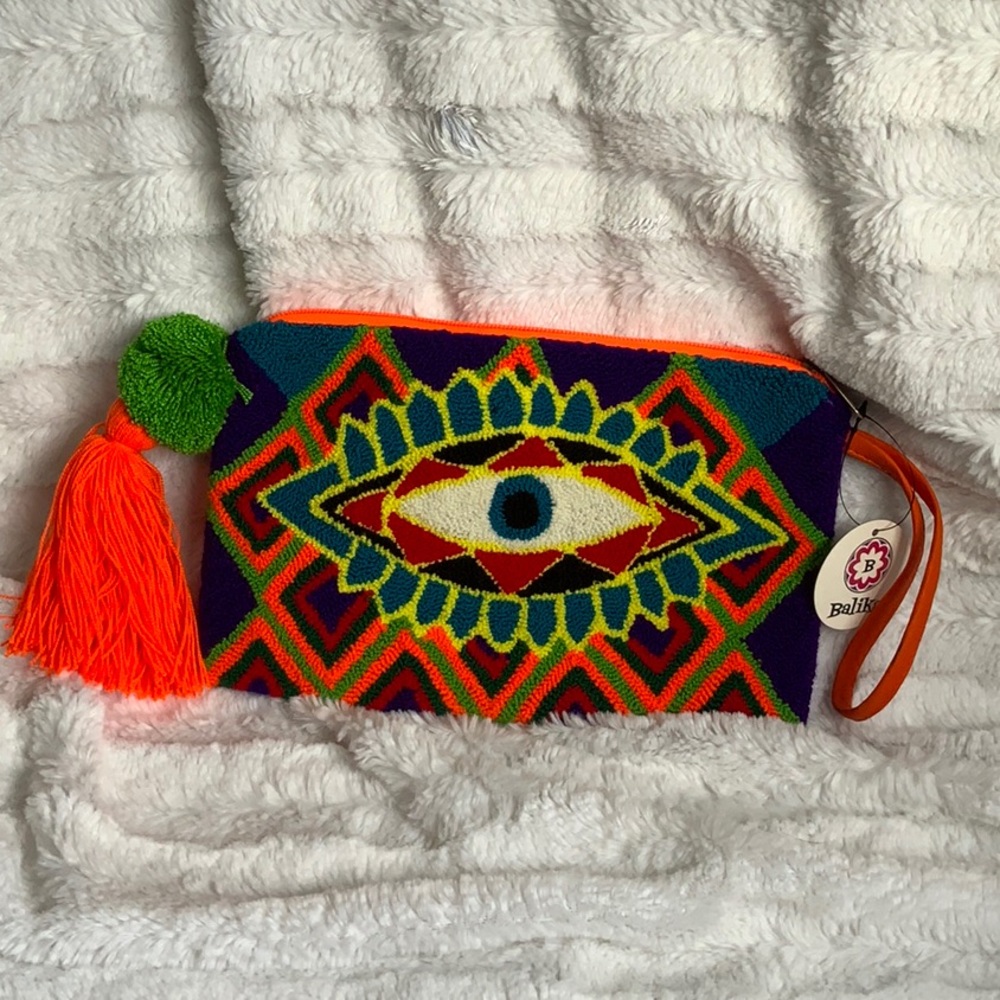 🆕Wayuu evil eye clutch!! Made in Colombia 🇨🇴